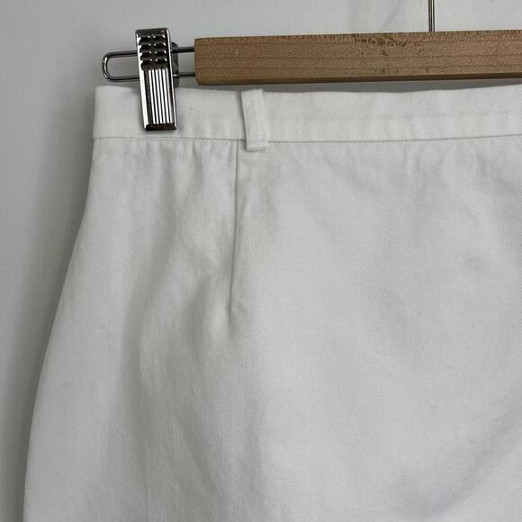 Sonia Rykiel Paris Women's Small White A Line Knee Length Skirt Made in France - Picture 7 of 12